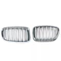 Miniatyrbilde 4 av 11: 1PAIR FOR BMW F25 X3 F26 X4 2010-2014 FRONT KIDNEY GRILLE GRILLS CHROME & SILVER