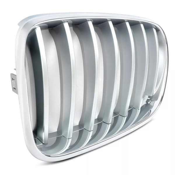 1PAIR FOR BMW F25 X3 F26 X4 2010-2014 FRONT KIDNEY GRILLE GRILLS CHROME & SILVER