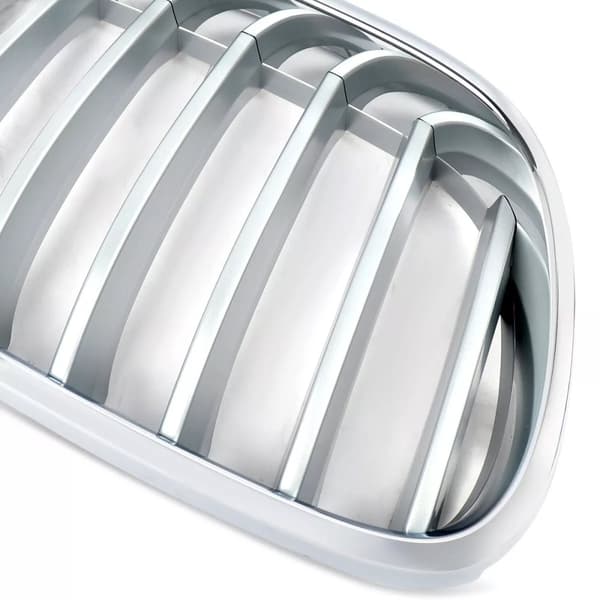 1PAIR FOR BMW F25 X3 F26 X4 2010-2014 FRONT KIDNEY GRILLE GRILLS CHROME & SILVER