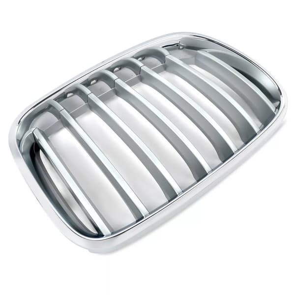 1PAIR FOR BMW F25 X3 F26 X4 2010-2014 FRONT KIDNEY GRILLE GRILLS CHROME & SILVER