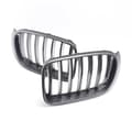Miniatyrbild 6 av 11: 2x Carbon Fiber Look Front Kidney Grilles Grill for BMW X3 F25 /X4 F26 2014-2017