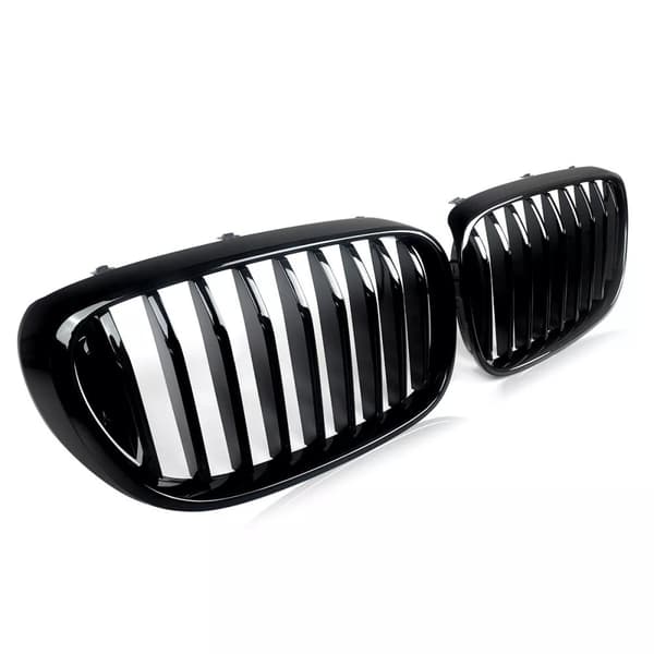 FOR BMW 7 SERIES M G11 G12 15-2018 PRE LCI PERFORMANCE GLOSS BLACK KIDNEY GRILLS