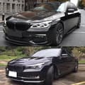 Miniatyrbilde 7 av 11: FOR BMW 7 SERIES M G11 G12 15-2018 PRE LCI PERFORMANCE GLOSS BLACK KIDNEY GRILLS
