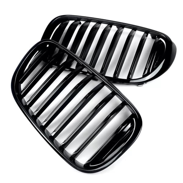 FOR BMW 7 SERIES M G11 G12 15-2018 PRE LCI PERFORMANCE GLOSS BLACK KIDNEY GRILLS