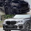 Miniatyrbild 4 av 11: FOR BMW X5 G05 M PERFORMANCE STYLE GLOSS BLACK FRONT KIDNEY GRILL GRILLE 2018+