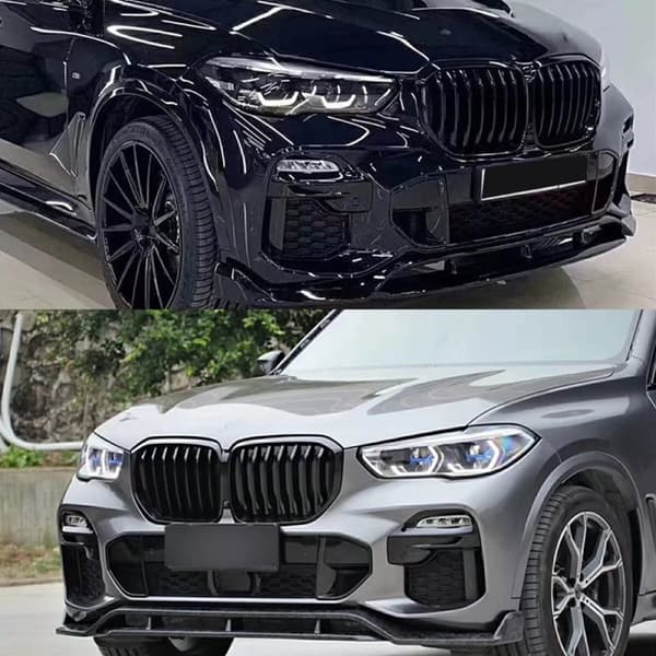 FOR BMW X5 G05 M PERFORMANCE STYLE GLOSS BLACK FRONT KIDNEY GRILL GRILLE 2018+