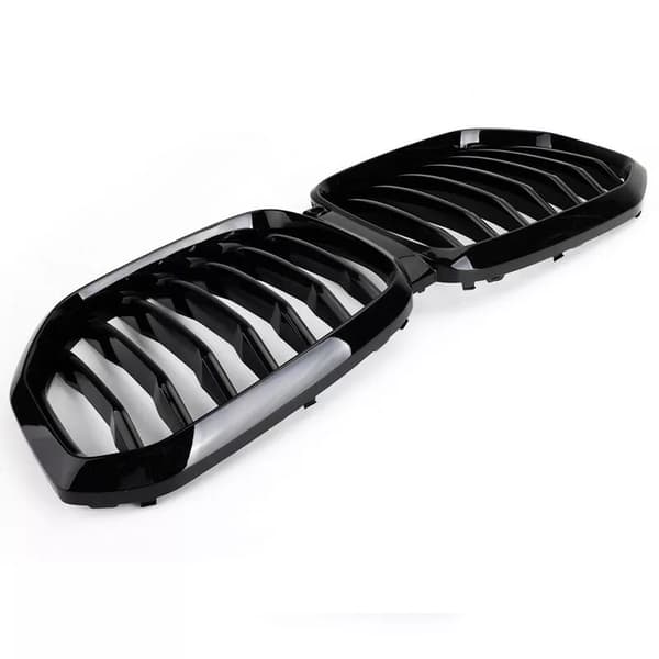 FOR BMW X5 G05 M PERFORMANCE STYLE GLOSS BLACK FRONT KIDNEY GRILL GRILLE 2018+