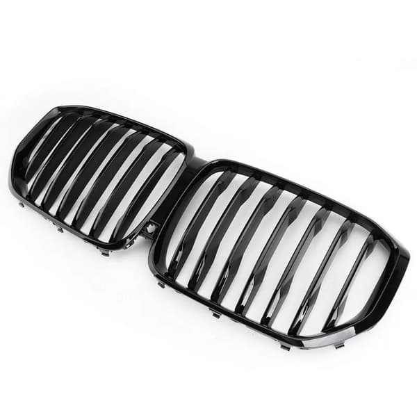FOR BMW X5 G05 M PERFORMANCE STYLE GLOSS BLACK FRONT KIDNEY GRILL GRILLE 2018+