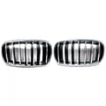 Miniatyrbilde 3 av 11: FOR BMW X5 F15 X6 F16 2013-2018 OE STYLE FRONT KIDNEY GRILLES CHROME LEFT+RIGHT