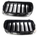 Miniatyrbilde 5 av 11: FOR BMW X5 F15 X6 F16 2013-2018 OE STYLE FRONT KIDNEY GRILLES CHROME LEFT+RIGHT