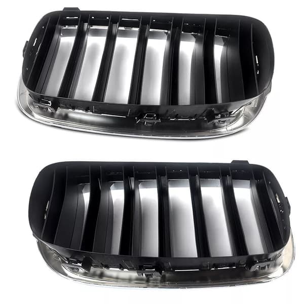 FOR BMW X5 F15 X6 F16 2013-2018 OE STYLE FRONT KIDNEY GRILLES CHROME LEFT+RIGHT