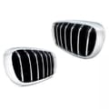 Miniatyrbilde 7 av 11: FOR BMW X5 F15 X6 F16 2013-2018 OE STYLE FRONT KIDNEY GRILLES CHROME LEFT+RIGHT