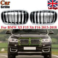 Miniatyrbilde 1 av 11: FOR BMW X5 F15 X6 F16 2013-2018 OE STYLE FRONT KIDNEY GRILLES CHROME LEFT+RIGHT