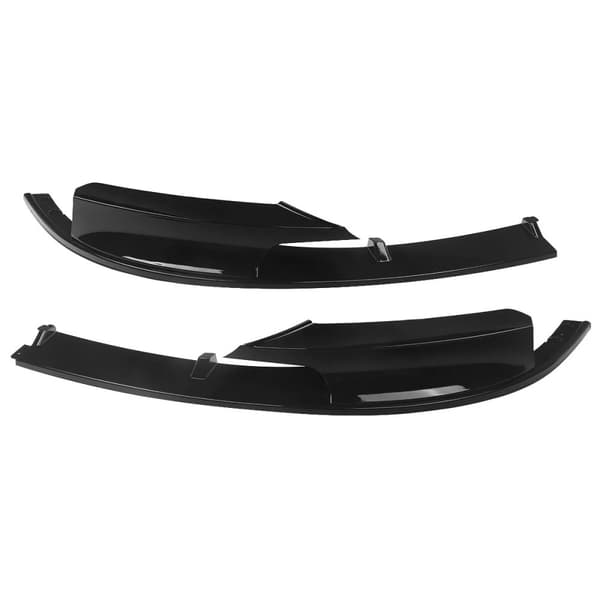 Sport Black Gloss Front Spoiler Splitter + Kidney Grills For BMW F30 F31 M-Sport