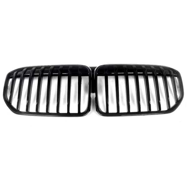 FOR BMW 7 SERIES G11 G12 LCI SINGLE SLAT FRONT KIDNEY GRILLE GLOSS BLACK 2019+