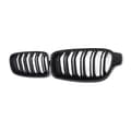 Miniatyrbild 3 av 11: FOR BMW F30 F31 3 SERIES MATTE BLACK FRONT KIDNEY GRILLE M PERFORMANCE 2012-2018