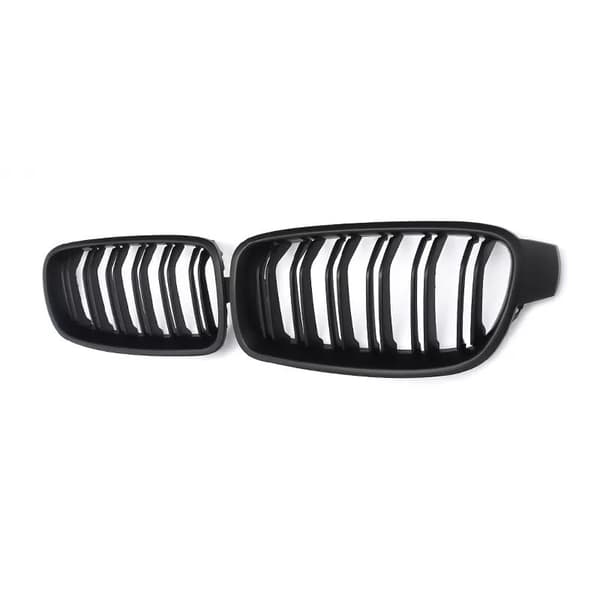 FOR BMW F30 F31 3 SERIES MATTE BLACK FRONT KIDNEY GRILLE M PERFORMANCE 2012-2018
