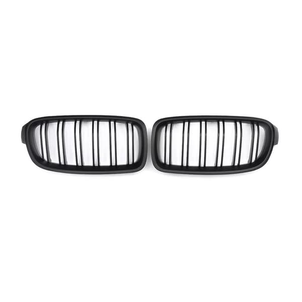 FOR BMW F30 F31 3 SERIES MATTE BLACK FRONT KIDNEY GRILLE M PERFORMANCE 2012-2018