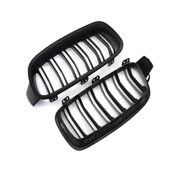 FOR BMW F30 F31 3 SERIES MATTE BLACK FRONT KIDNEY GRILLE M PERFORMANCE 2012-2018
