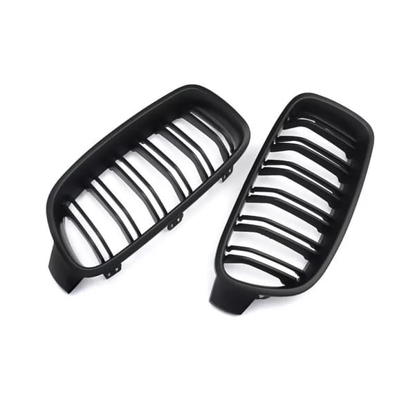 FOR BMW F30 F31 3 SERIES MATTE BLACK FRONT KIDNEY GRILLE M PERFORMANCE 2012-2018