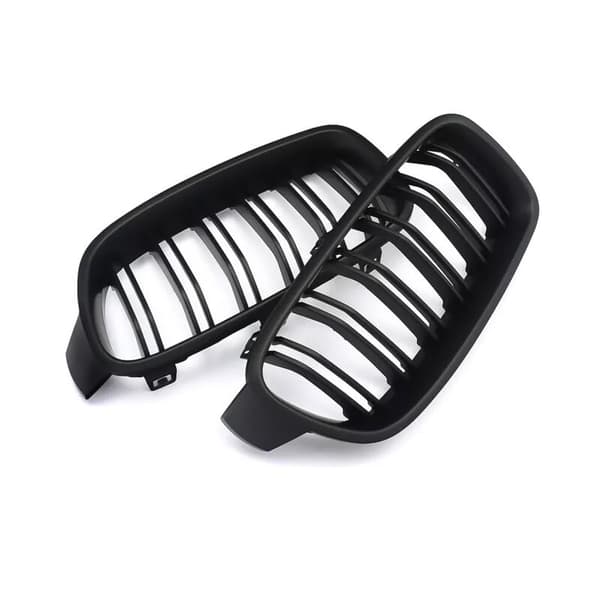 FOR BMW F30 F31 3 SERIES MATTE BLACK FRONT KIDNEY GRILLE M PERFORMANCE 2012-2018