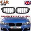 Miniatyrbild 1 av 11: FOR BMW F30 F31 3 SERIES MATTE BLACK FRONT KIDNEY GRILLE M PERFORMANCE 2012-2018