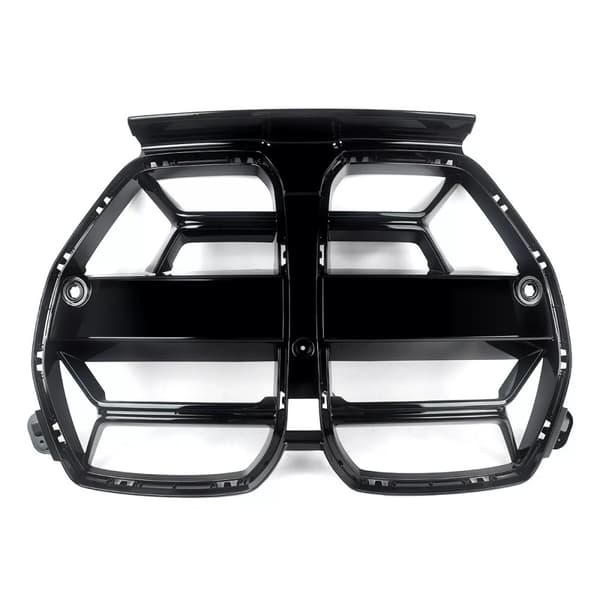 For BMW G80 M3 G82 G83 M4 2021+ Gloss Black Front Bumper Kidney Grille CSL Style