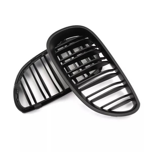 Front Black Sport Wide Kidney Grille Grill For BMW E60 E61 M5 5 Series 2004-2009