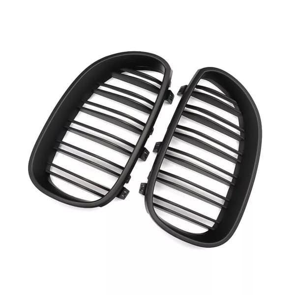 Front Black Sport Wide Kidney Grille Grill For BMW E60 E61 M5 5 Series 2004-2009