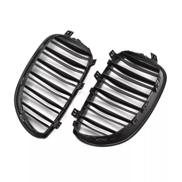 Front Black Sport Wide Kidney Grille Grill For BMW E60 E61 M5 5 Series 2004-2009