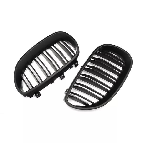 Front Black Sport Wide Kidney Grille Grill For BMW E60 E61 M5 5 Series 2004-2009
