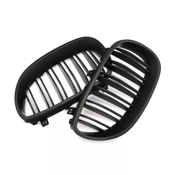 Front Black Sport Wide Kidney Grille Grill For BMW E60 E61 M5 5 Series 2004-2009