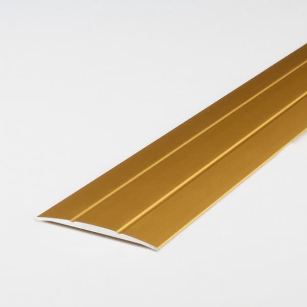 PROVISTON Tröskelstång 1.8 x 38 x 1000mm Anodiserad aluminium Guld Självhäftande