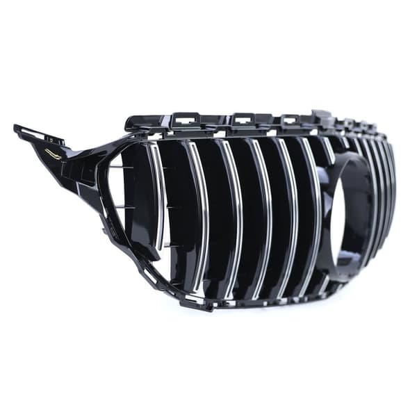 Sportgrill Svart Krom för Mercedes C-Class W205 S205 13-18 - Sportig & Stilfull Uppgradering