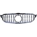 Miniatyrbild 5 av 9: Sportgrill Svart Krom för Mercedes C-Class W205 S205 13-18 - Sportig & Stilfull Uppgradering