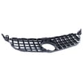 Miniatyrbild 7 av 9: Sportgrill Svart Krom för Mercedes C-Class W205 S205 13-18 - Sportig & Stilfull Uppgradering