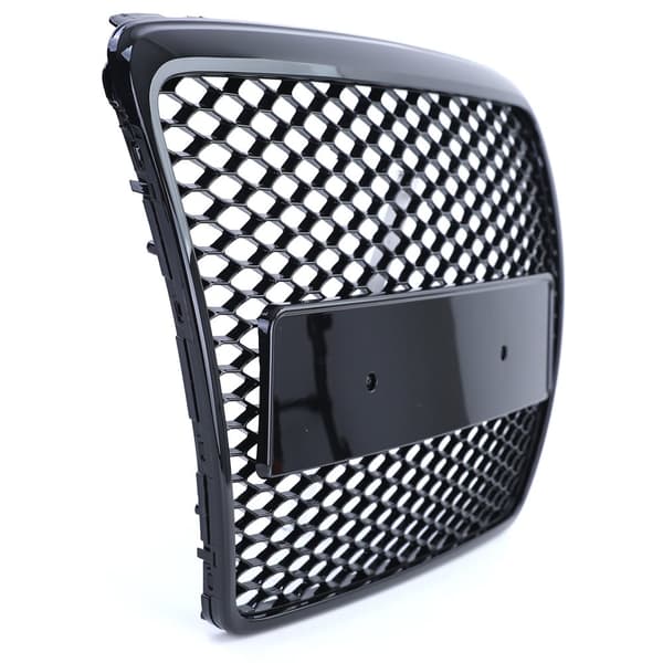 Glanssort Honningkagegitter til Audi A6 C6 4F (2008-2011) - Moderne & Sporty Opgradering