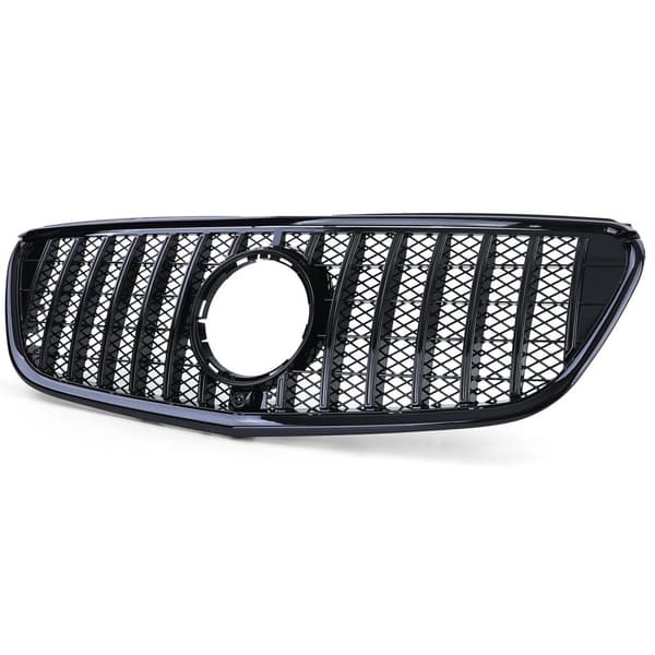 Högblank svart bilgrill för Mercedes Vito W447 14-19 - Sportig & Funktionell