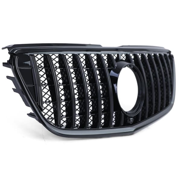 Högblank svart bilgrill för Mercedes Vito W447 14-19 - Sportig & Funktionell