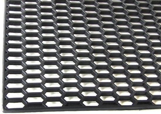 Sort ABS Plast Racing Grill - 120x40cm, Sporty Design til Bilentusiaster