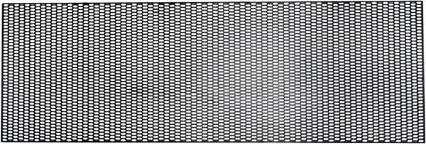 Sort ABS Plast Racing Grill - 120x40cm, Sporty Design til Bilentusiaster