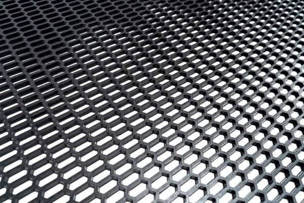 Sort ABS Plast Racing Grill - 120x40cm, Sporty Design til Bilentusiaster