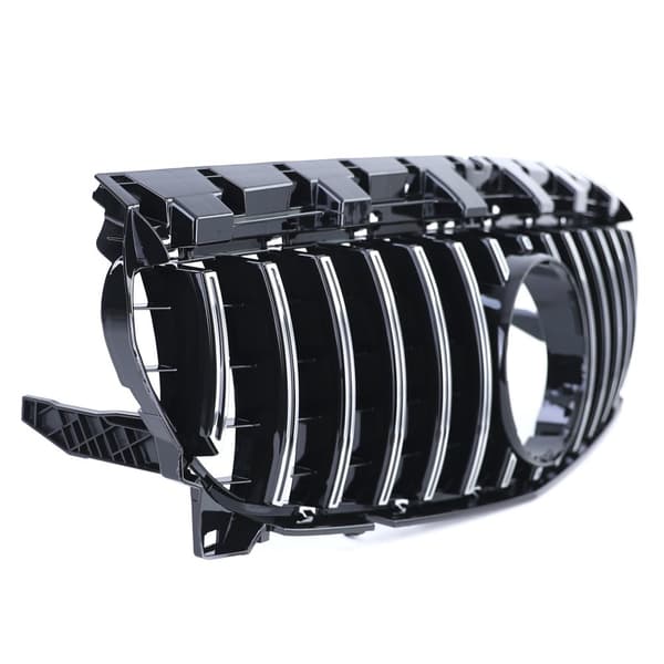 Eksklusiv Sort/Chrome Sportgrille til Mercedes CLA C117 W117 16-19 Facelift - Unik Stilopgradering