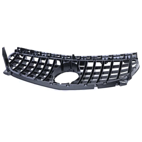 Eksklusiv Sort/Chrome Sportgrille til Mercedes CLA C117 W117 16-19 Facelift - Unik Stilopgradering