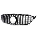 Miniatyrbillede 2 af 9: Sport Gitter Sort Krom til Mercedes C-Class W205 S205 2013-2018 - Sporty & Stilfuld Opgradering