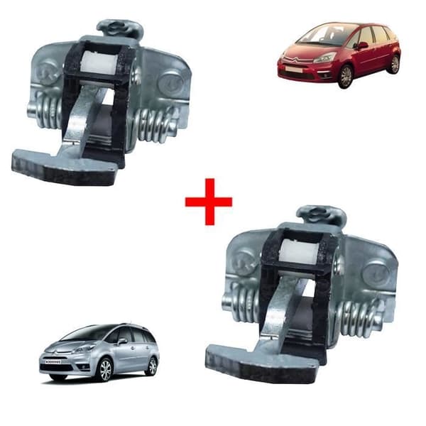 2 STÖDLAGREN FÖR BAKRE VÄNSTER OCH HÖGER DÖRR PLANERAD FÖR CITROËN C4 PICASSO & GRAND PICASSO 2006 - 2013