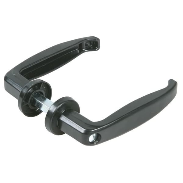 Dubbel stöd för metallisk dörr 45 60 mm fyrkantig 8 mm svart IBFM 435045