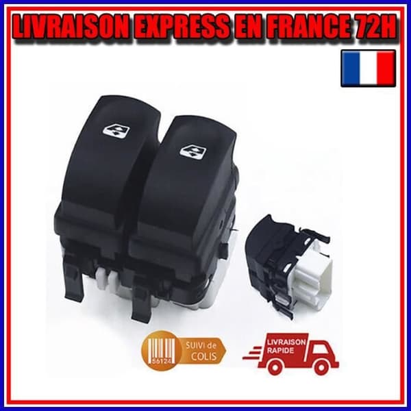RENTERINGSKNAPP FÖR FÖNSTERLYFT RENAULT CLIO 3 - TWINGO 2 - MODUS OEM 8200214943
