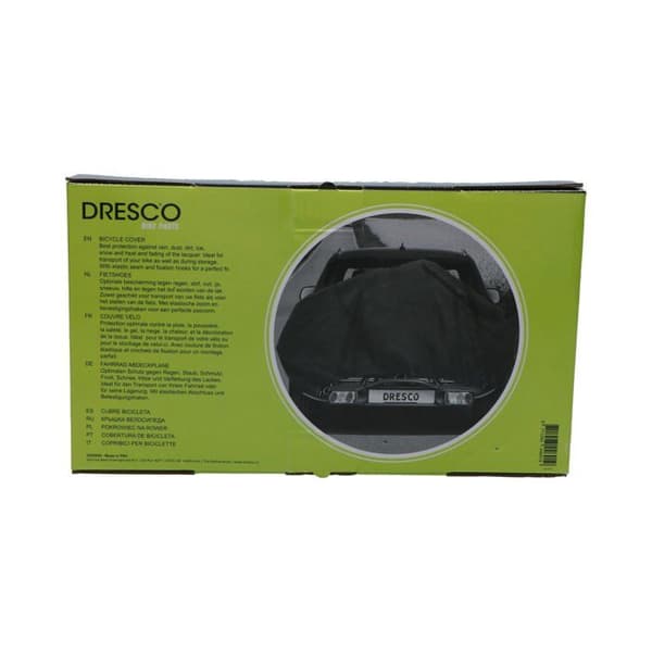 Cykelöverdrag - Dresco - 200 x 98 cm - Polyester - Svart - Optimal skydd