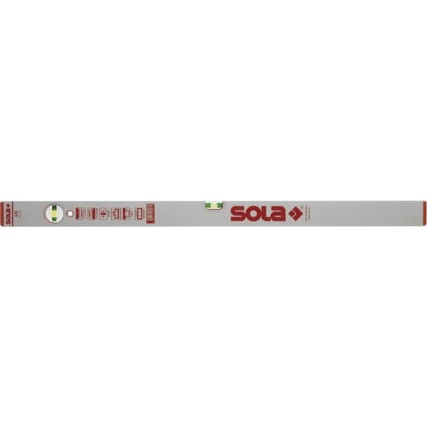 Sola AZB 100 Vattenpass med tubprofil, Röd, 100 cm - 1011301